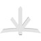 Ekena Millwork Alberta Architectural Grade PVC Gable Bracket, 72"W x 48"H x 6"D x 6"F, 16/12 Pitch GBP072X48X0606ALB00 - alternate 3